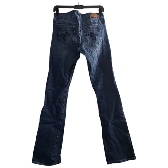 CT2268 GuessVintage Ladies Daredevil Bootcut Blue Jeans 29 - Picture 4 of 9